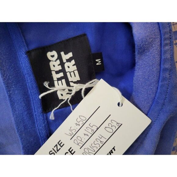 Retrovert BLUE T Shirt M NWT Rare - Picture 6 of 6